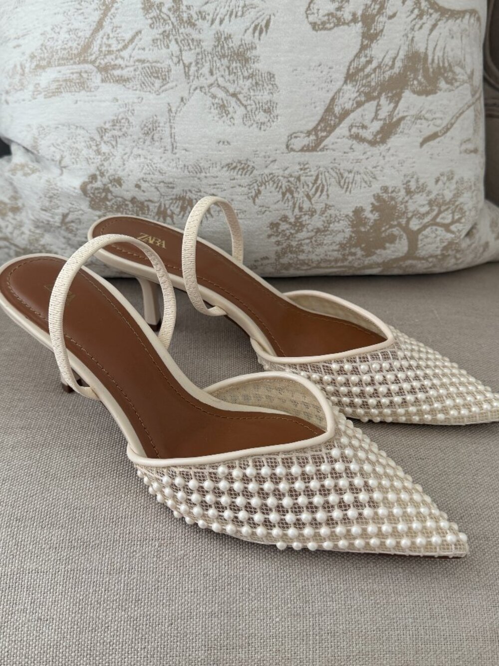 Zara Pearl Pumps